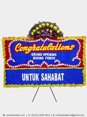 Karangan Bunga Papan Congratulation Murah