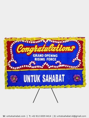 Karangan Bunga Papan Congratulation Spesial Promo