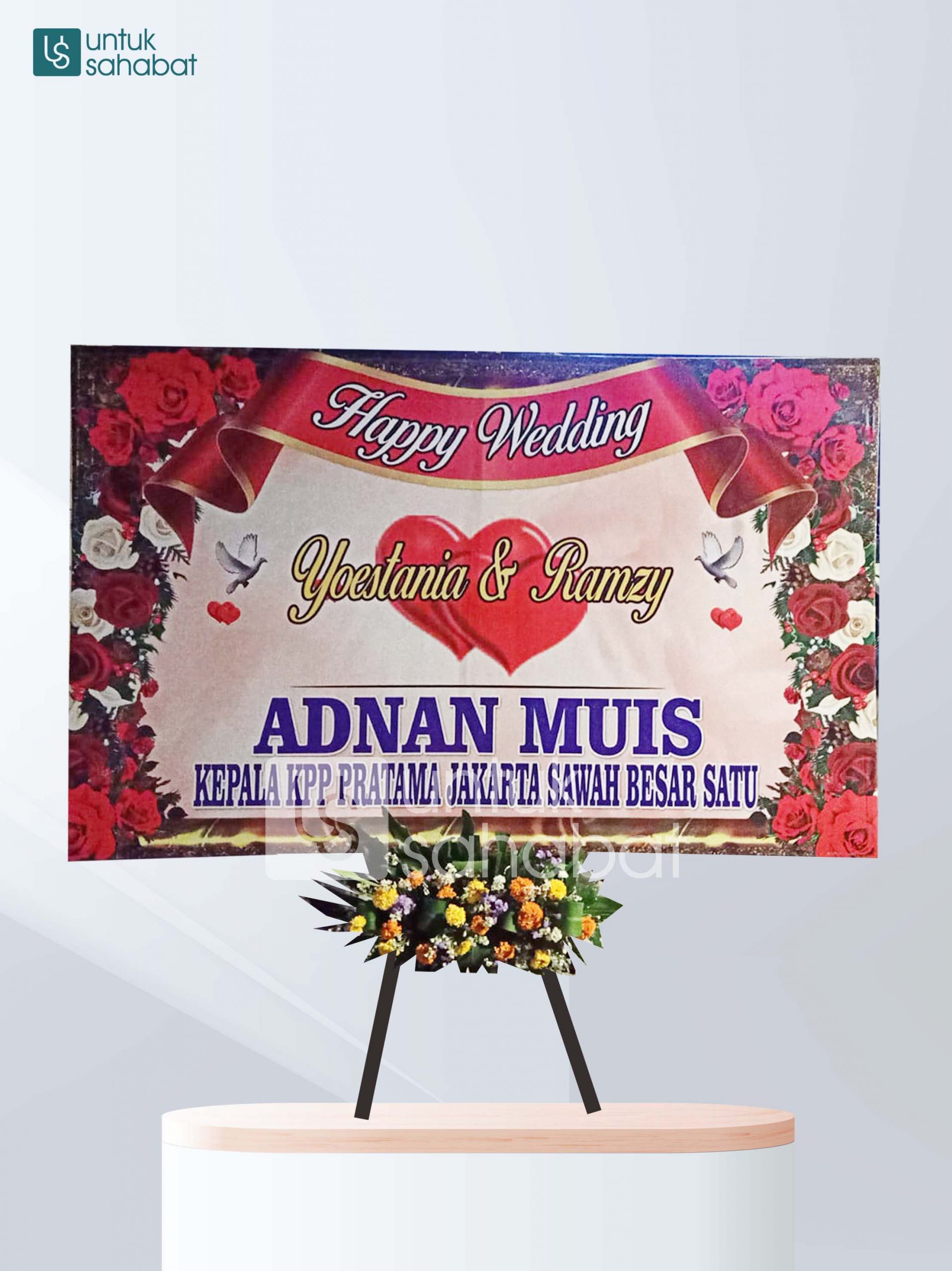 Karangan Bunga Wedding Bangka 01