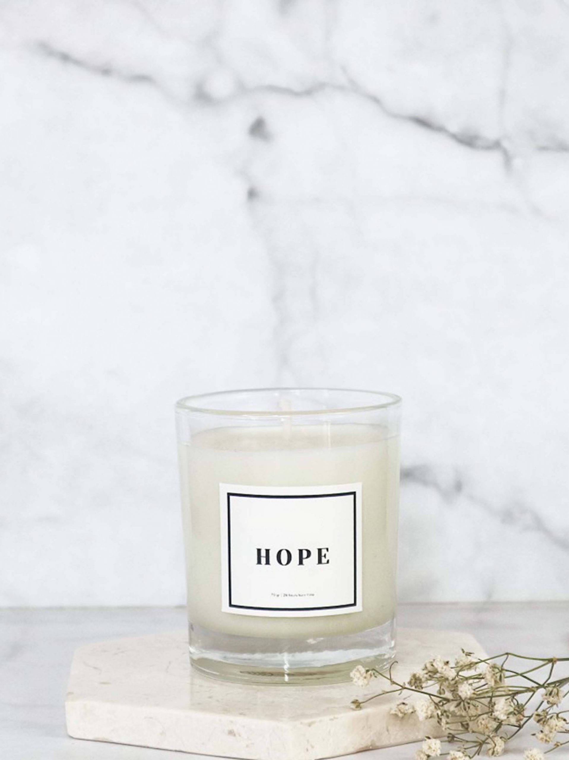 Hope Jasmine Tea Candle