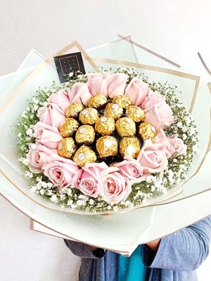 Pink Rose with Forrero