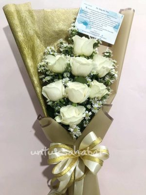 Graceful White Rose