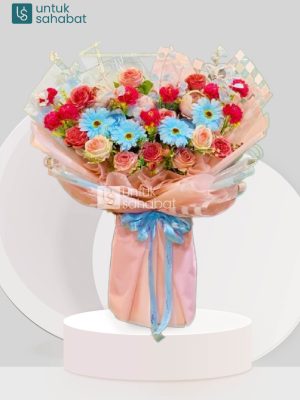 Buket Bunga Padang 9