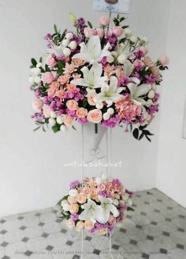 Duo Pink Standing Flower