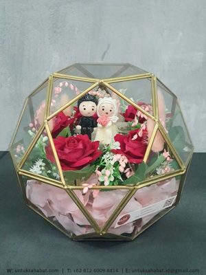 Happy Bride Flower Dome