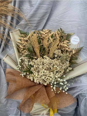 Ivory Dried Flower Bouquet