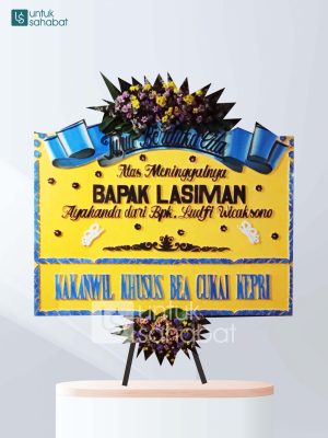 Karangan Bunga Dukacita Pare 04