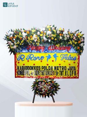 Karangan Bunga Wedding Bantul 01