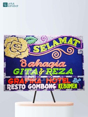 Karangan Bunga Wedding Bengkulu 06