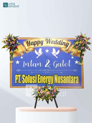 Karangan Bunga Wedding Blitar 01