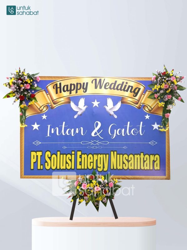 Karangan Bunga Wedding Blitar 01