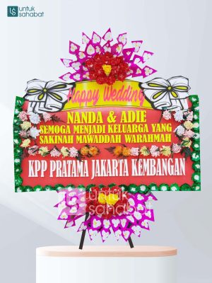 Karangan Bunga Wedding Blora 01