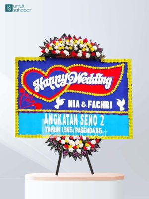 Karangan Bunga Wedding Cianjur 01