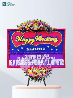 Karangan Bunga Wedding Cianjur 05