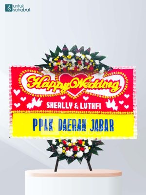 Karangan Bunga Wedding Cianjur 06