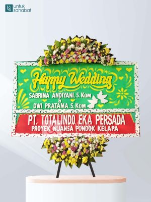 Karangan Bunga Wedding Cipinang