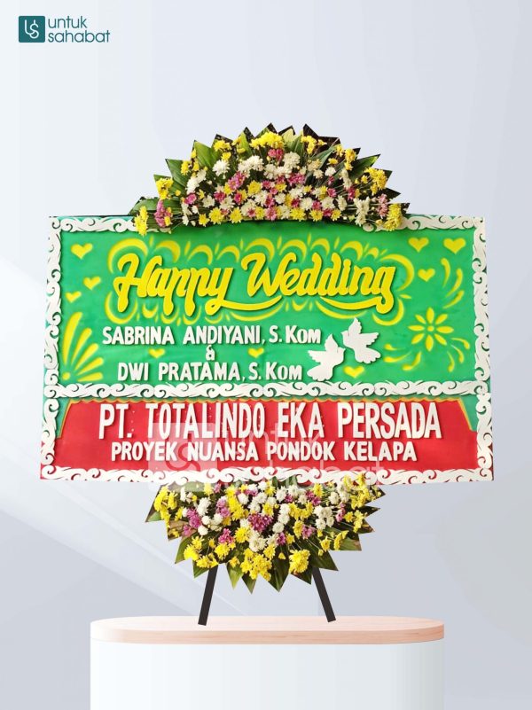 Karangan Bunga Wedding Cipinang