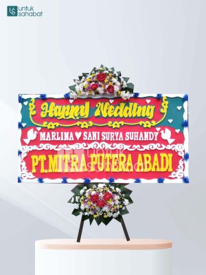 Karangan Bunga Wedding Cirebon 01