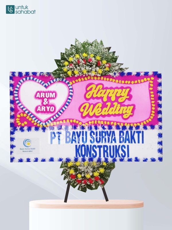 Karangan Bunga Wedding Depok 05