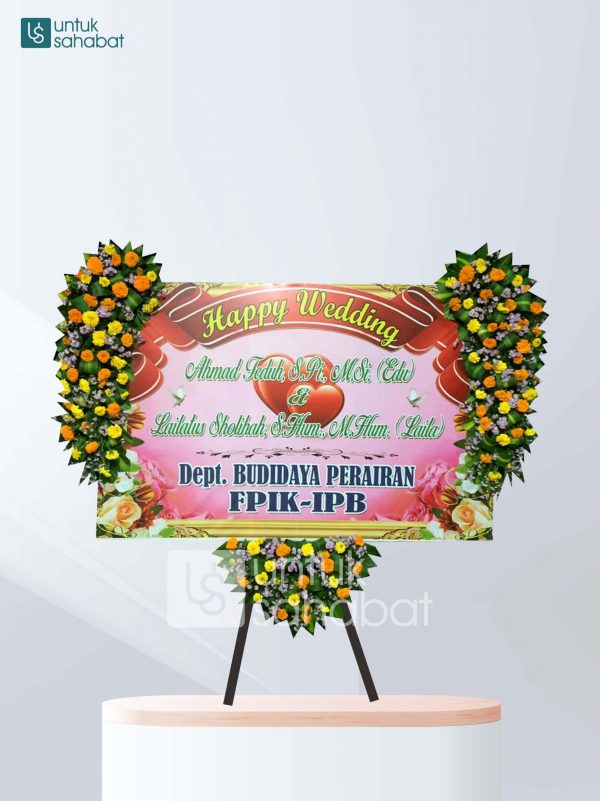 Karangan Bunga Wedding Gresik 01