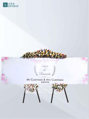 Karangan Bunga Wedding Gresik 03