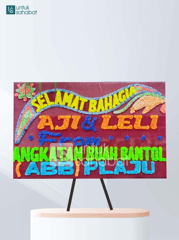 Karangan Bunga Wedding Jambi 03