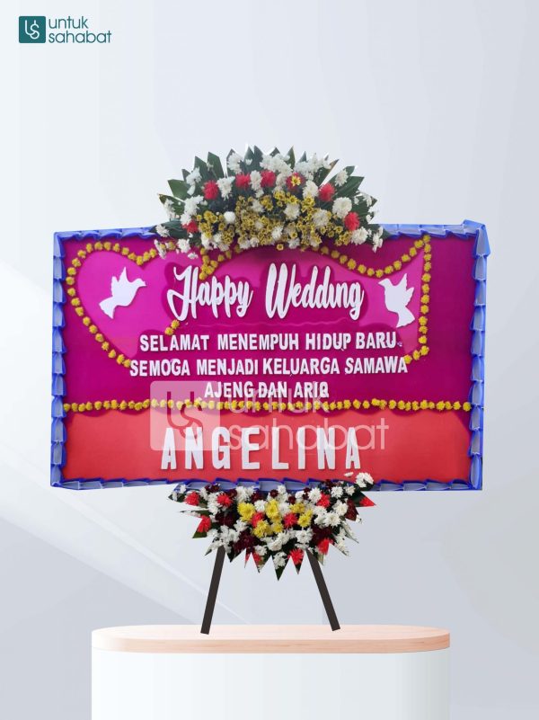 Karangan Bunga Wedding Karawang 02