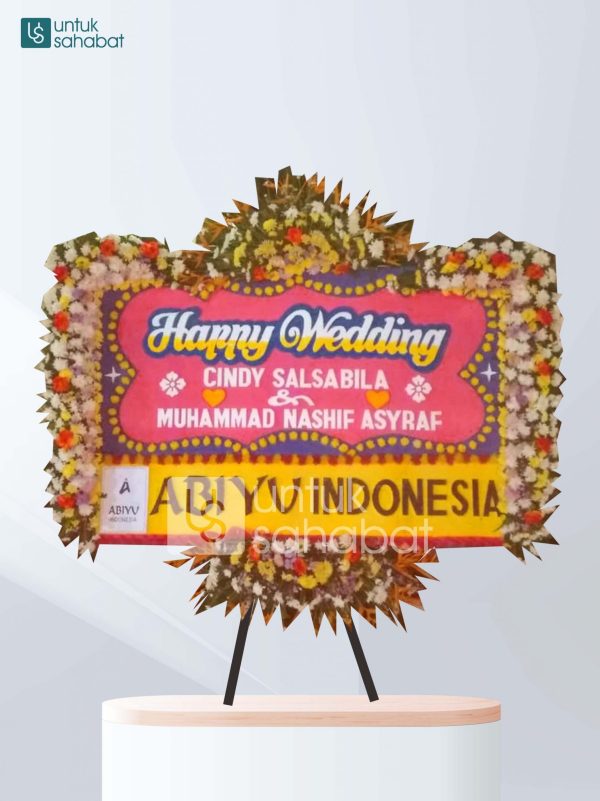 Karangan Bunga Wedding Lampung 02