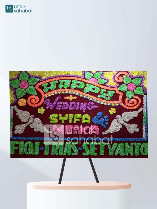 Karangan Bunga Wedding Lampung 03