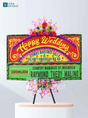 Karangan Bunga Wedding Makassar 05