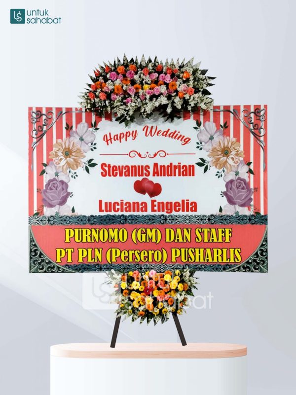 Karangan Bunga Wedding Malang 03