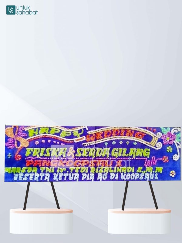 Karangan Bunga Wedding Metro 1