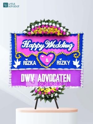 Karangan Bunga Wedding PIK
