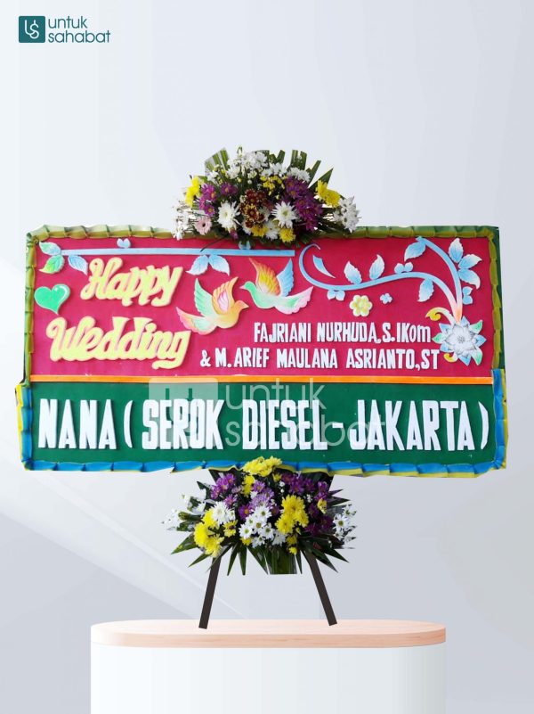 Karangan Bunga Wedding Palembang 04