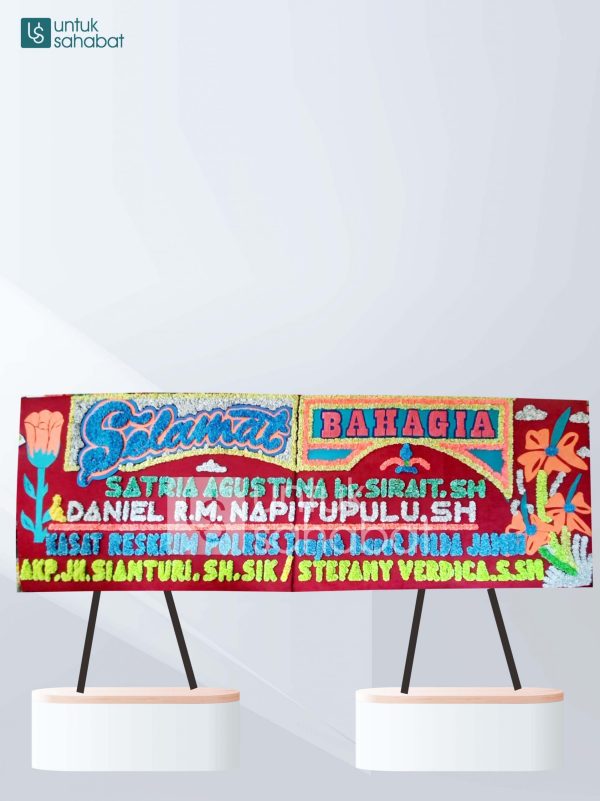 Karangan Bunga Wedding Pekanbaru Riau 05