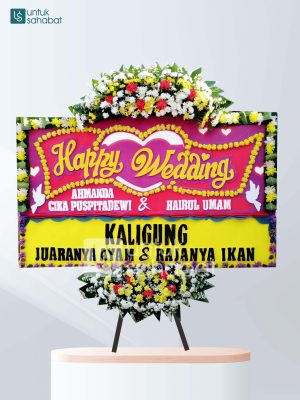 Karangan Bunga Wedding Pluit
