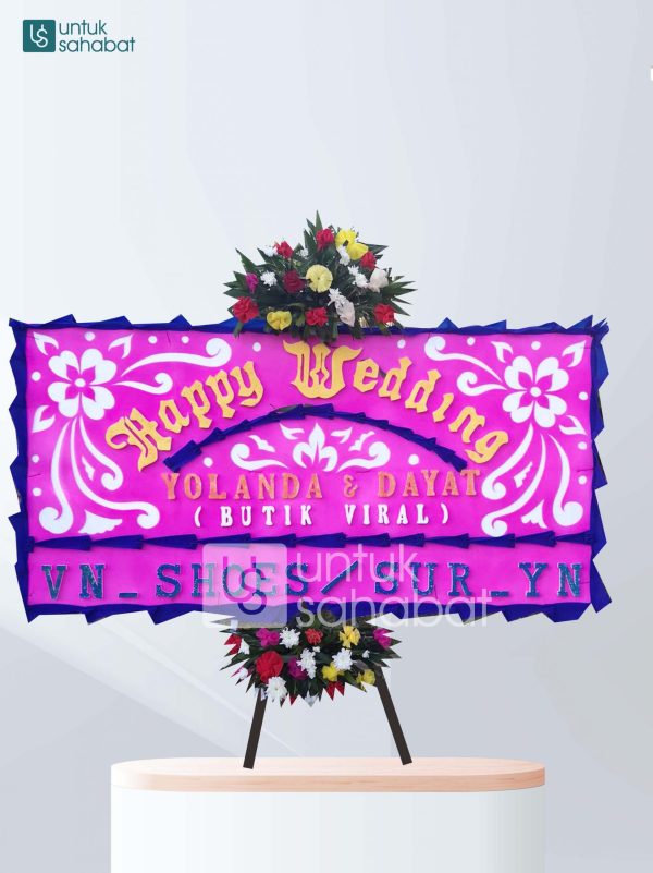 Karangan Bunga Wedding Pontianak 03