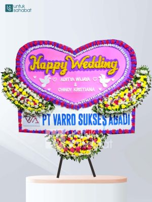 Karangan Bunga Wedding Premium 01