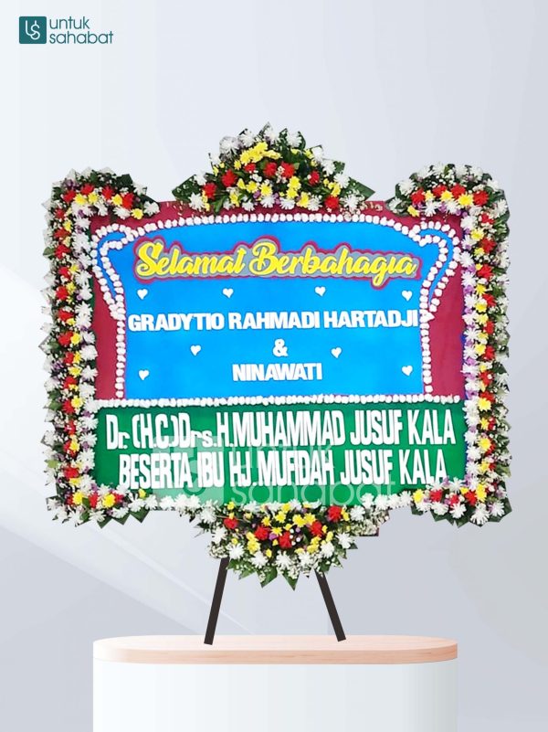 Karangan Bunga Wedding Premium 1