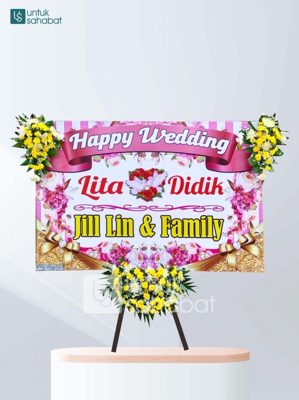 Karangan Bunga Wedding Probolinggo 01