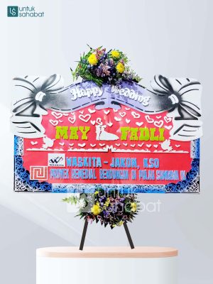 Karangan Bunga Wedding Samarinda 02