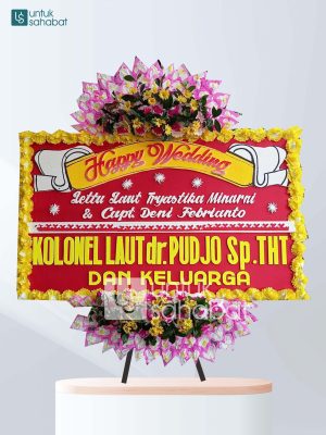 Karangan Bunga Wedding Solo 01