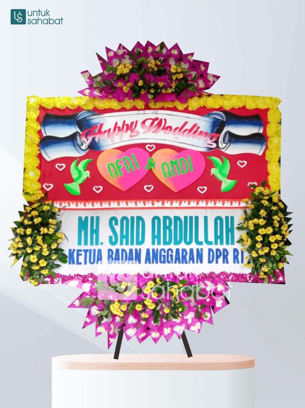 Karangan Bunga Wedding Solo 02