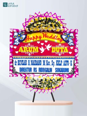 Karangan Bunga Wedding Solo 03
