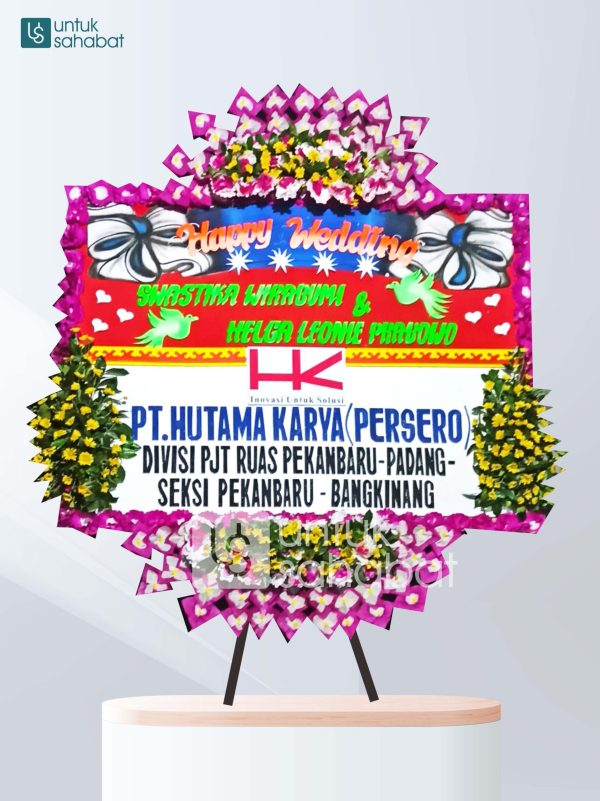 Karangan Bunga Wedding Solo 05