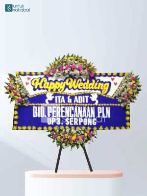 Karangan Bunga Wedding Subang 01