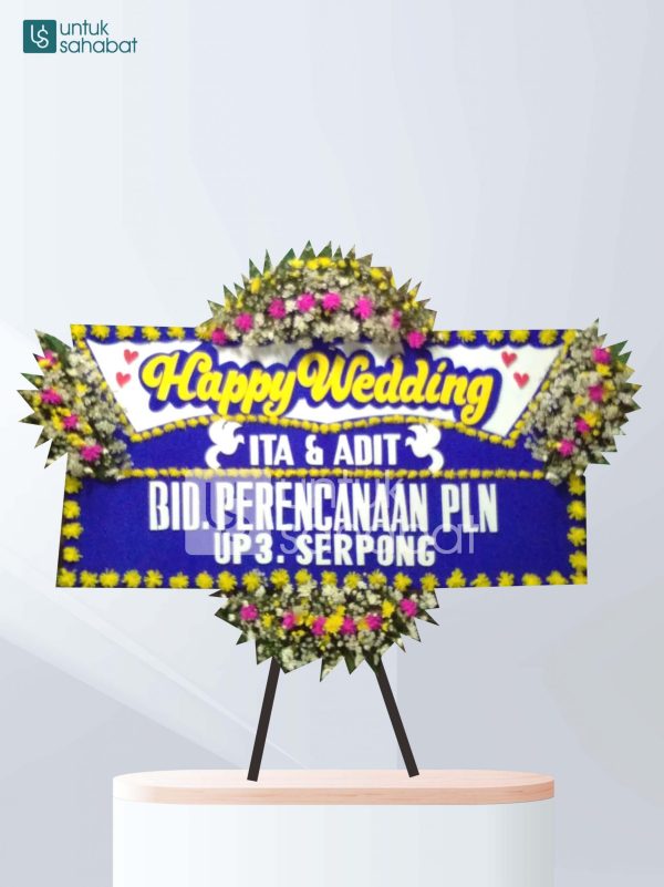 Karangan Bunga Wedding Subang 01