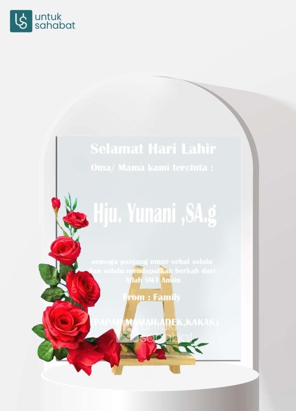 Pajangan Mini Bunga Papan Ogan Ulu 3