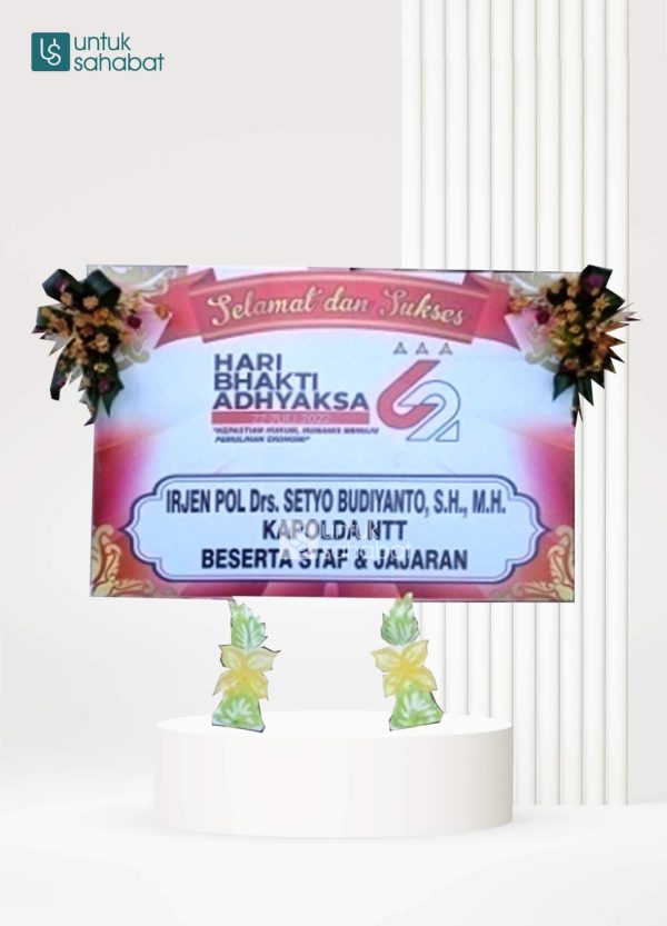 Papan Bunga Kupang 16