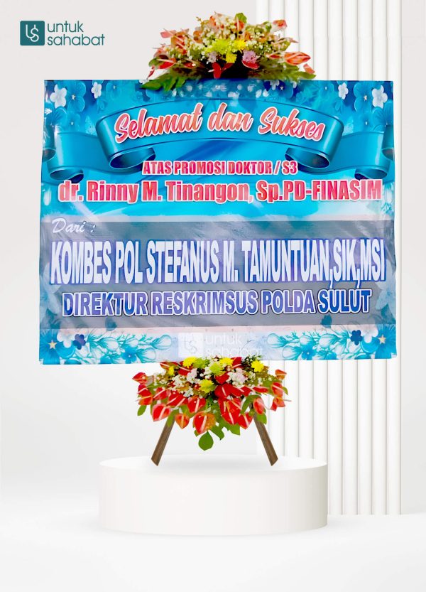 Papan Bunga Manado 12